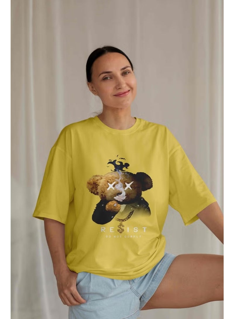 DogFish Women's Dark Green Cotton Crew Neck Crop T-Shirt - Image 2